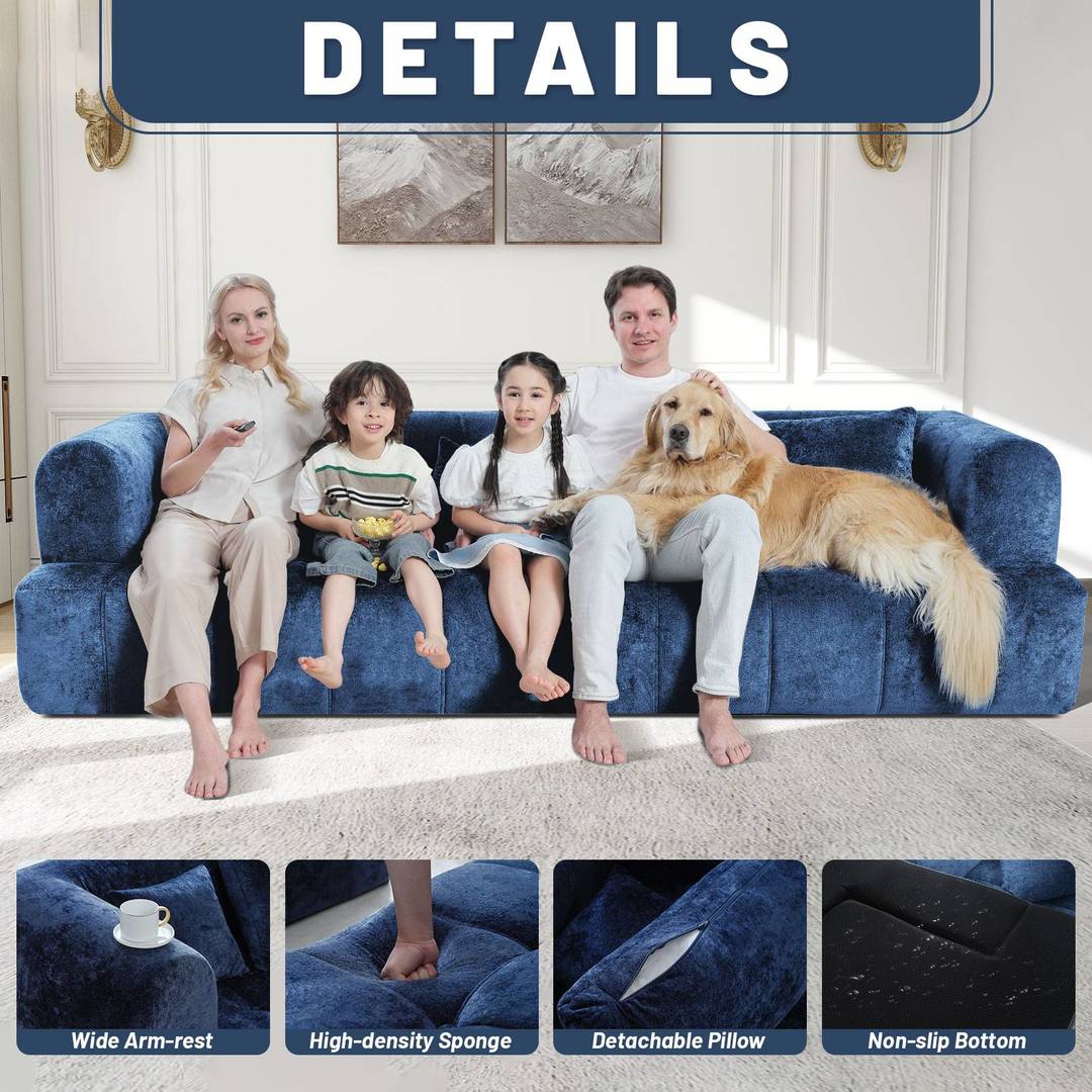 HABUTWAY® 103" Modular Sectional Sofa Couch