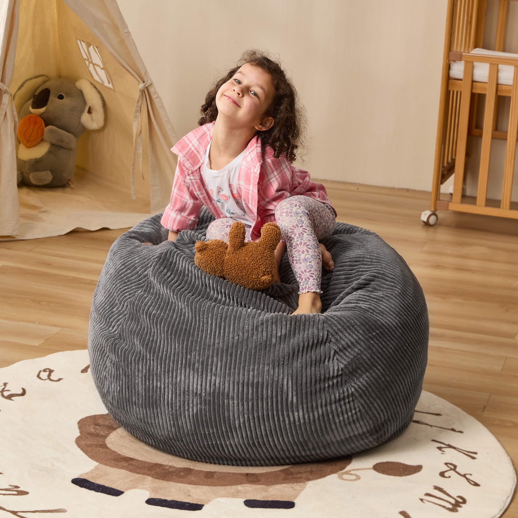 HABUTWAY® Teardrop Bean Bag Chair Children