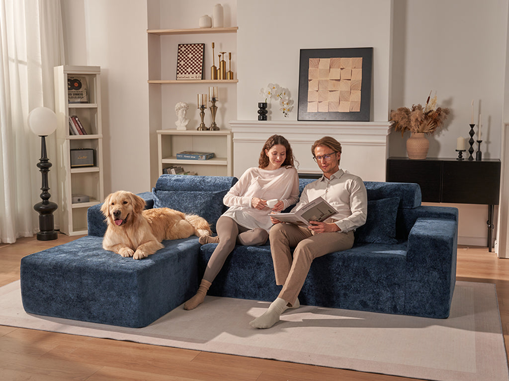HABUTWAY Bean Bags & Sofas | Soft Velvet, Comfort & Style
