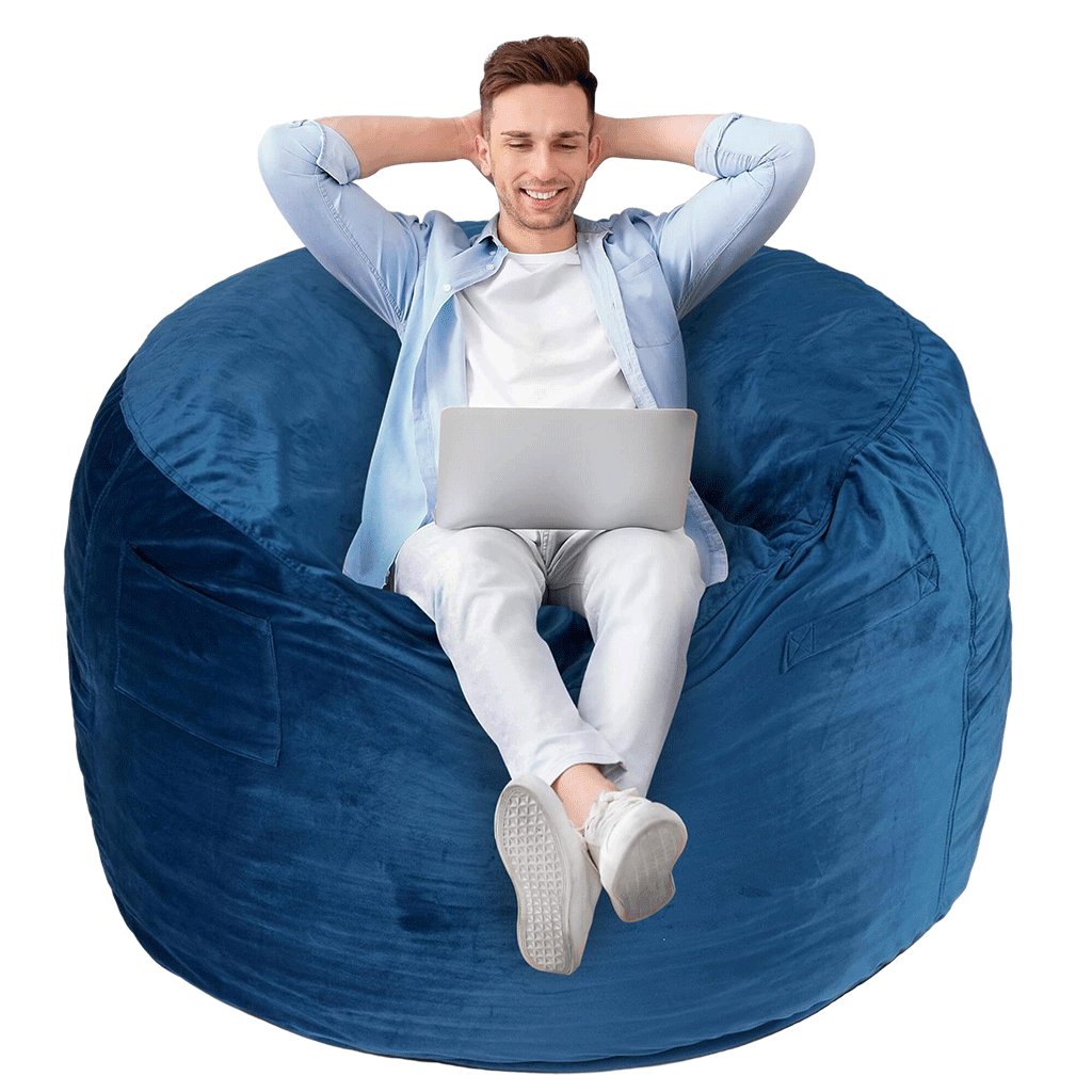 HABUTWAY® Dutch Velvet Bean Bag Chair