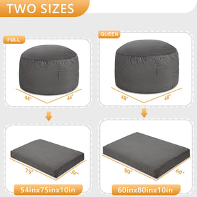 HABUTWAY® Convertible Bean Bag Chair