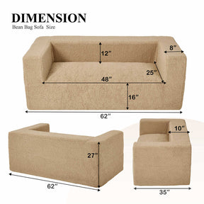 HABUTWAY® Modern Loveseat Couch Sofa