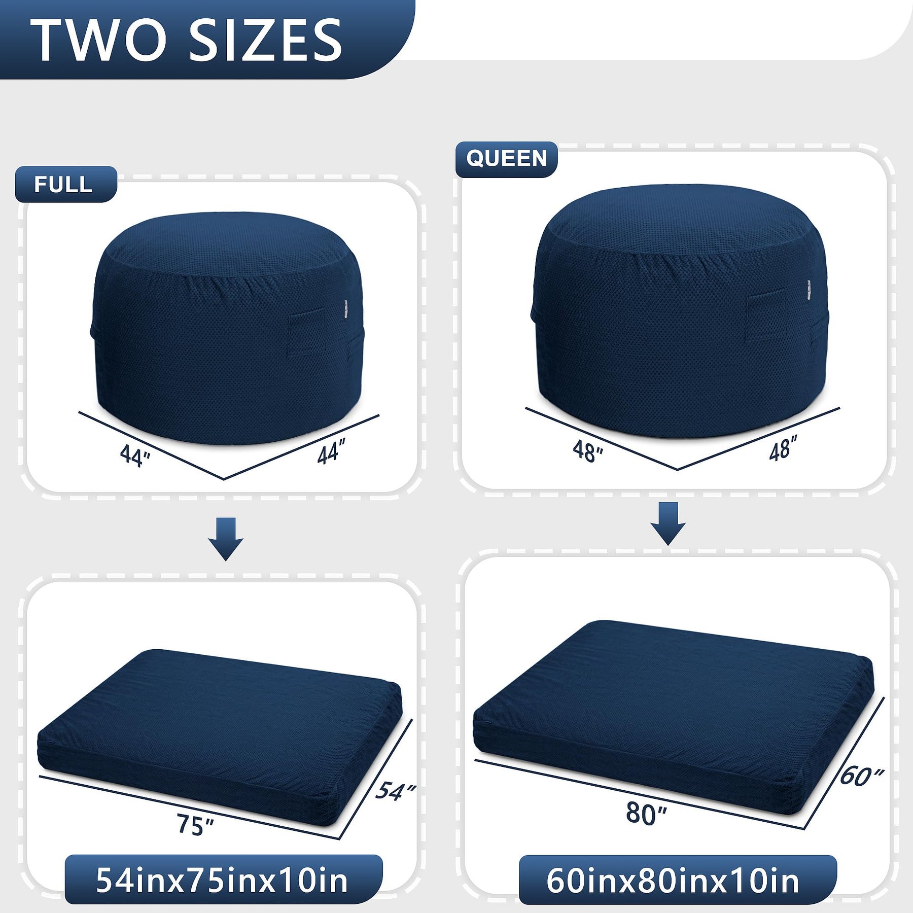 HABUTWAY® Convertible Bean Bag Chair