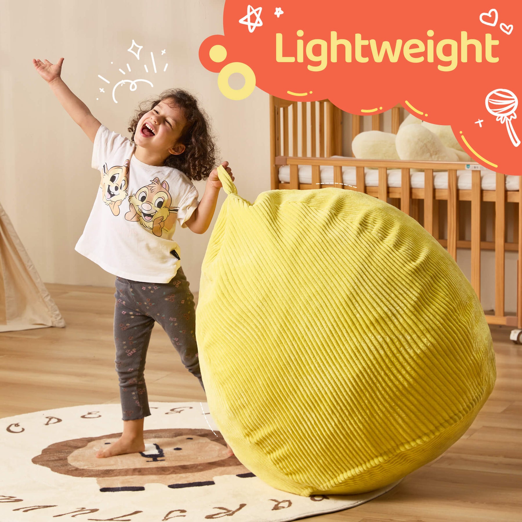 HABUTWAY® Teardrop Bean Bag Chair Children