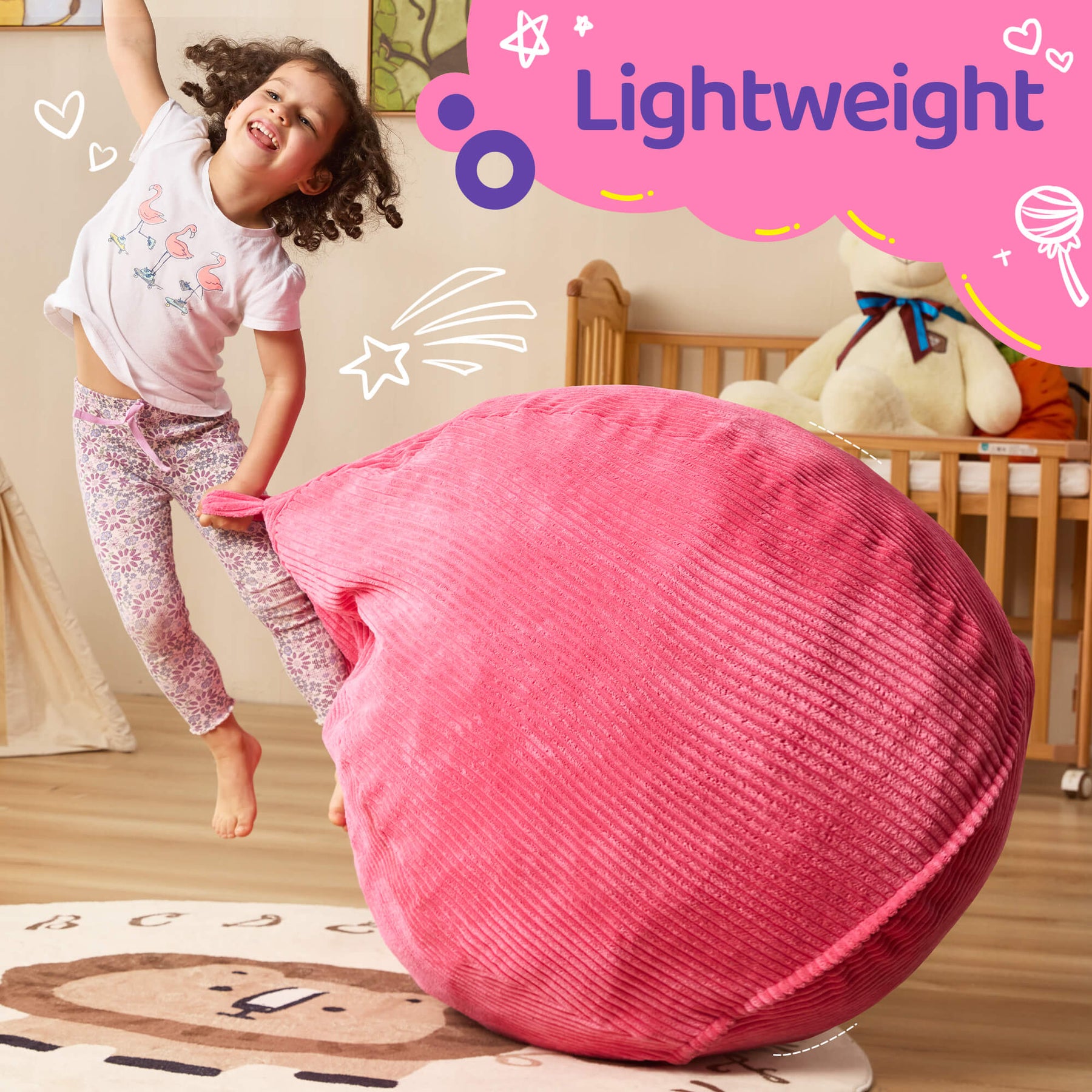 HABUTWAY® Teardrop Bean Bag Chair Children