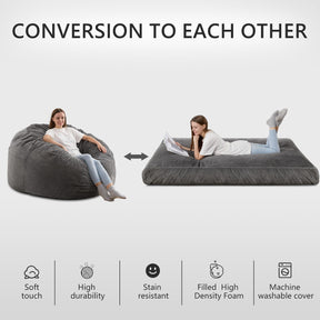 HABUTWAY® Convertible Bean Bag Chair