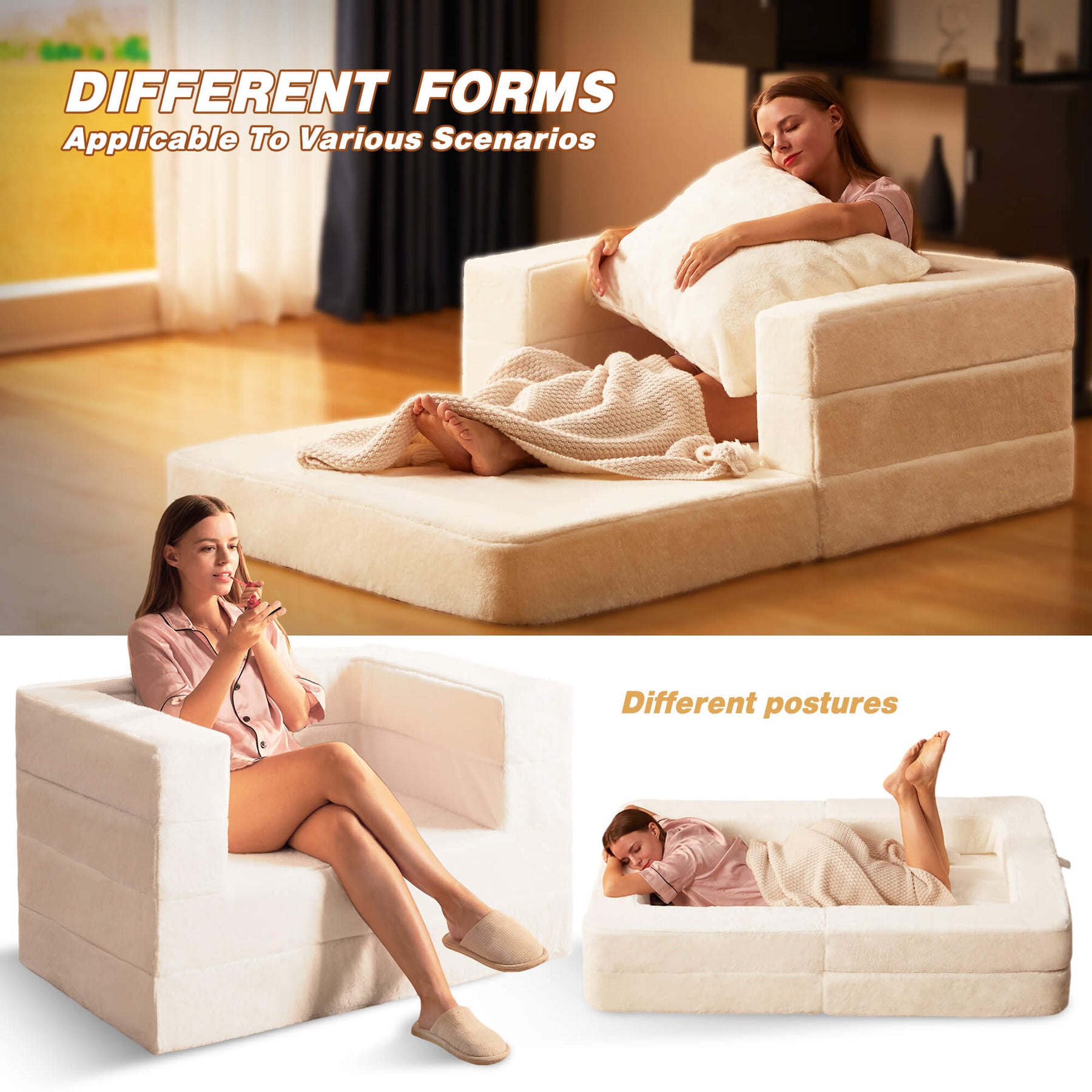 HABUTWAY® Folding Bean Bag Chair