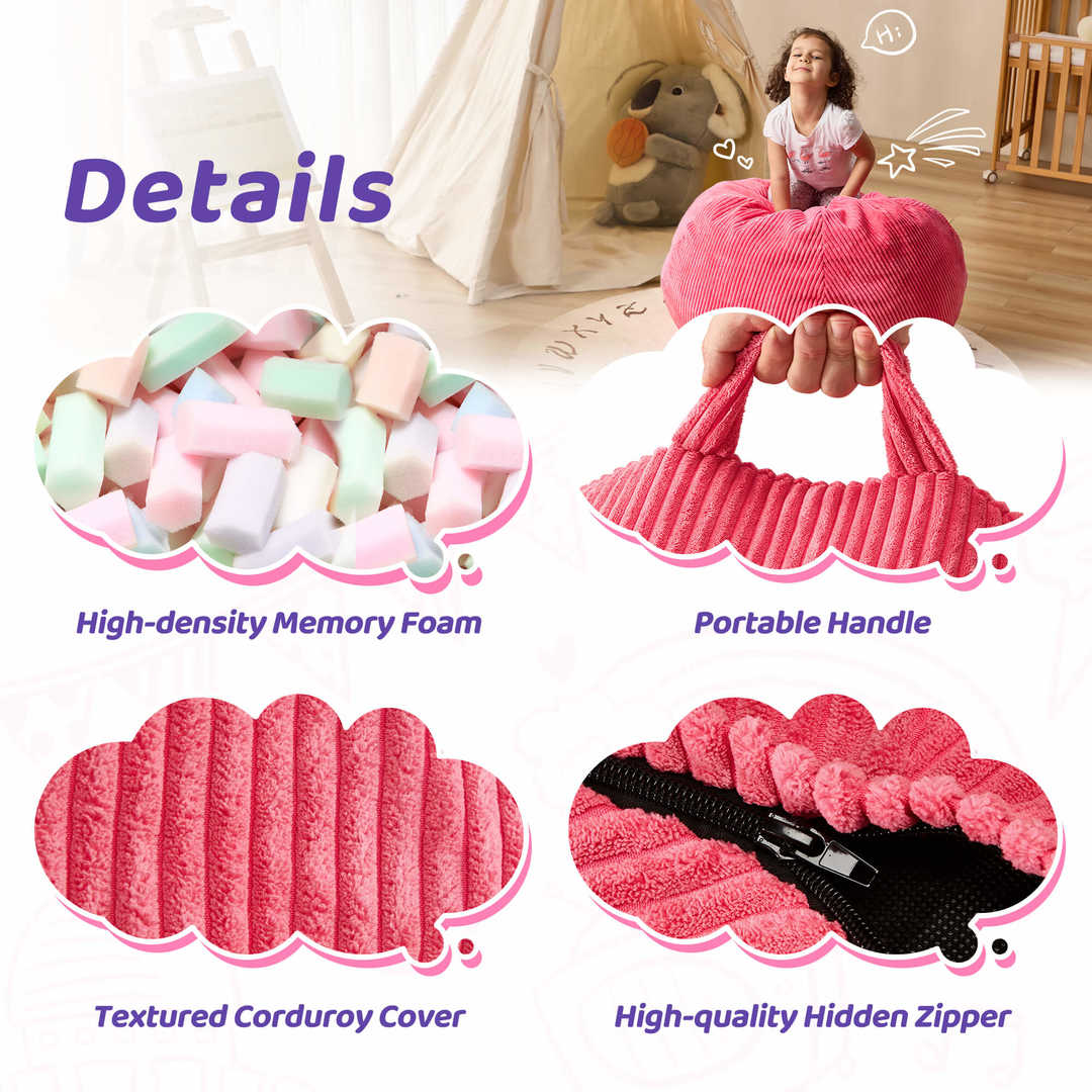 HABUTWAY® Teardrop Bean Bag Chair Children