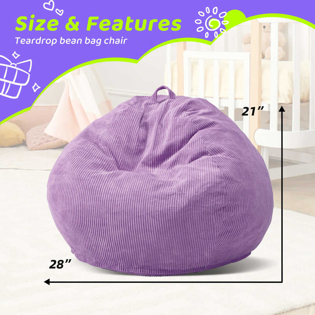 HABUTWAY® Teardrop Bean Bag Chair Children