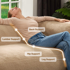 HABUTWAY® Modern Loveseat Couch Sofa