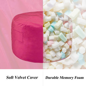 HABUTWAY® Dutch Velvet Bean Bag Chair