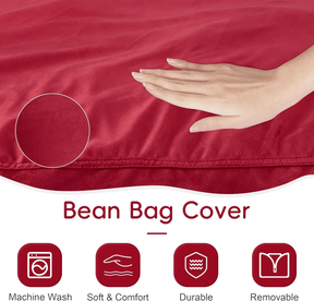 HABUTWAY® Dutch Velvet Bean Bag Chair