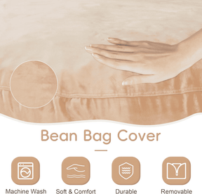HABUTWAY® Dutch Velvet Bean Bag Chair
