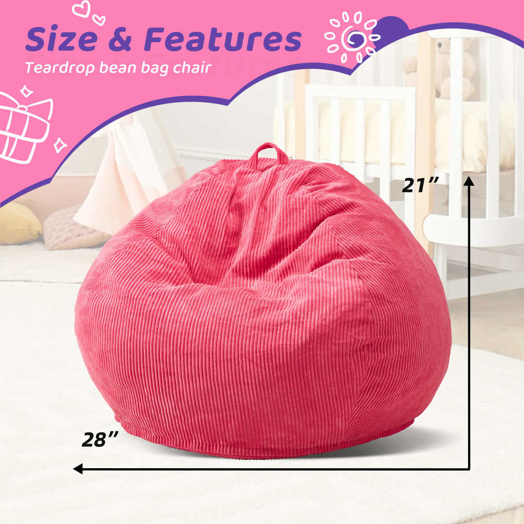 HABUTWAY® Teardrop Bean Bag Chair Children