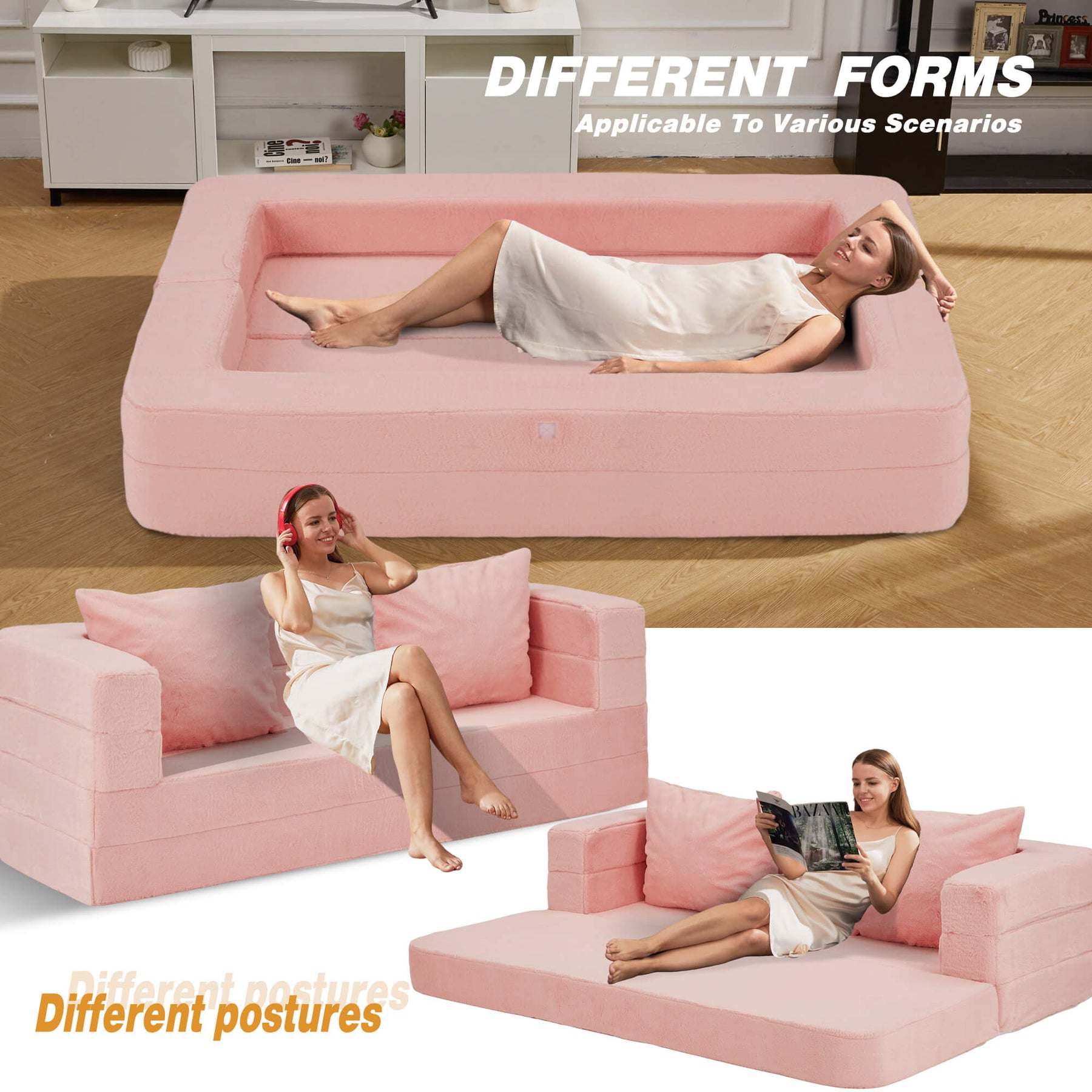 HABUTWAY® Folding Bean Bag Chair