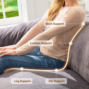 HABUTWAY® Giant Foam-Filled BeanBag Sofa