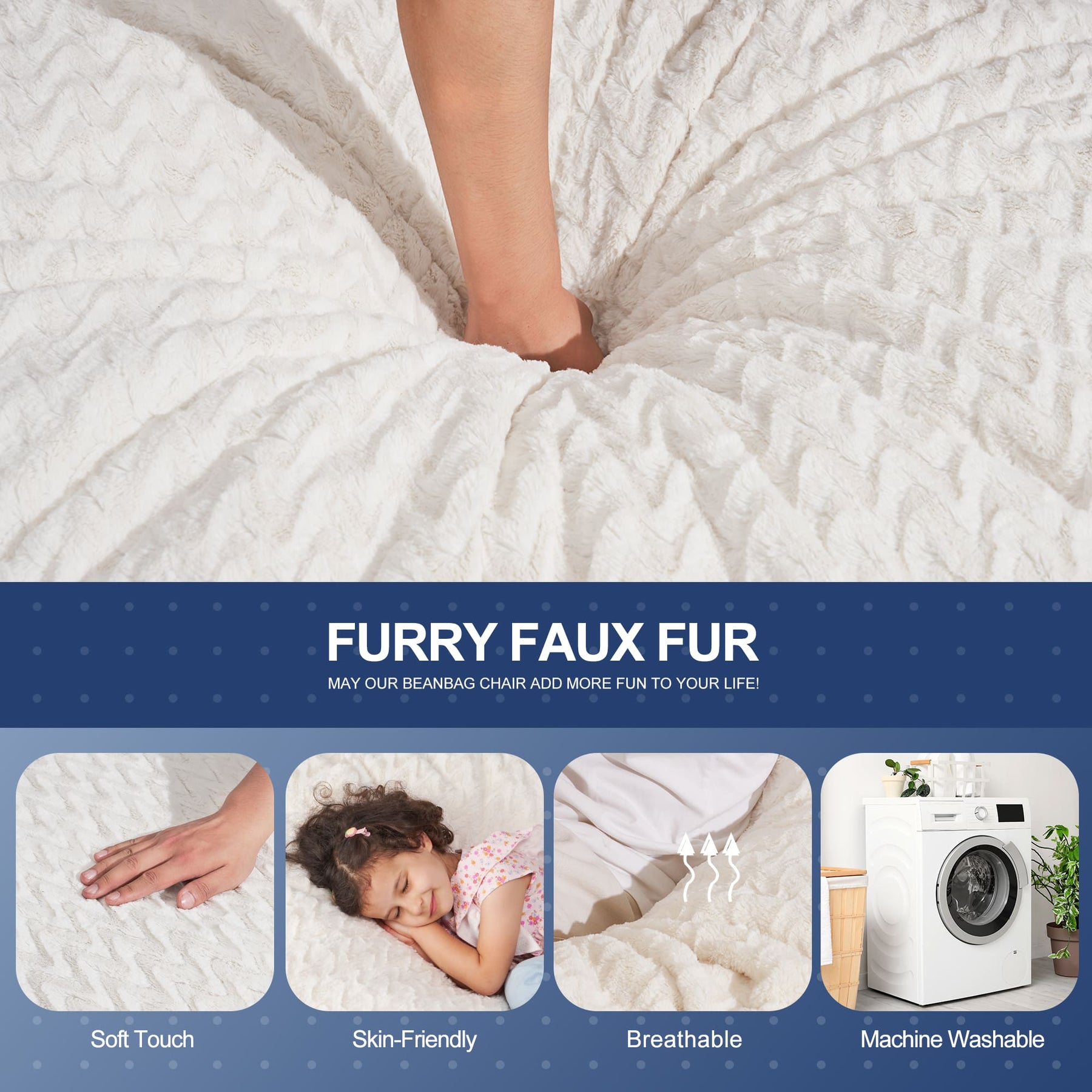 HABUTWAY® Bean Bag Chair for Adults