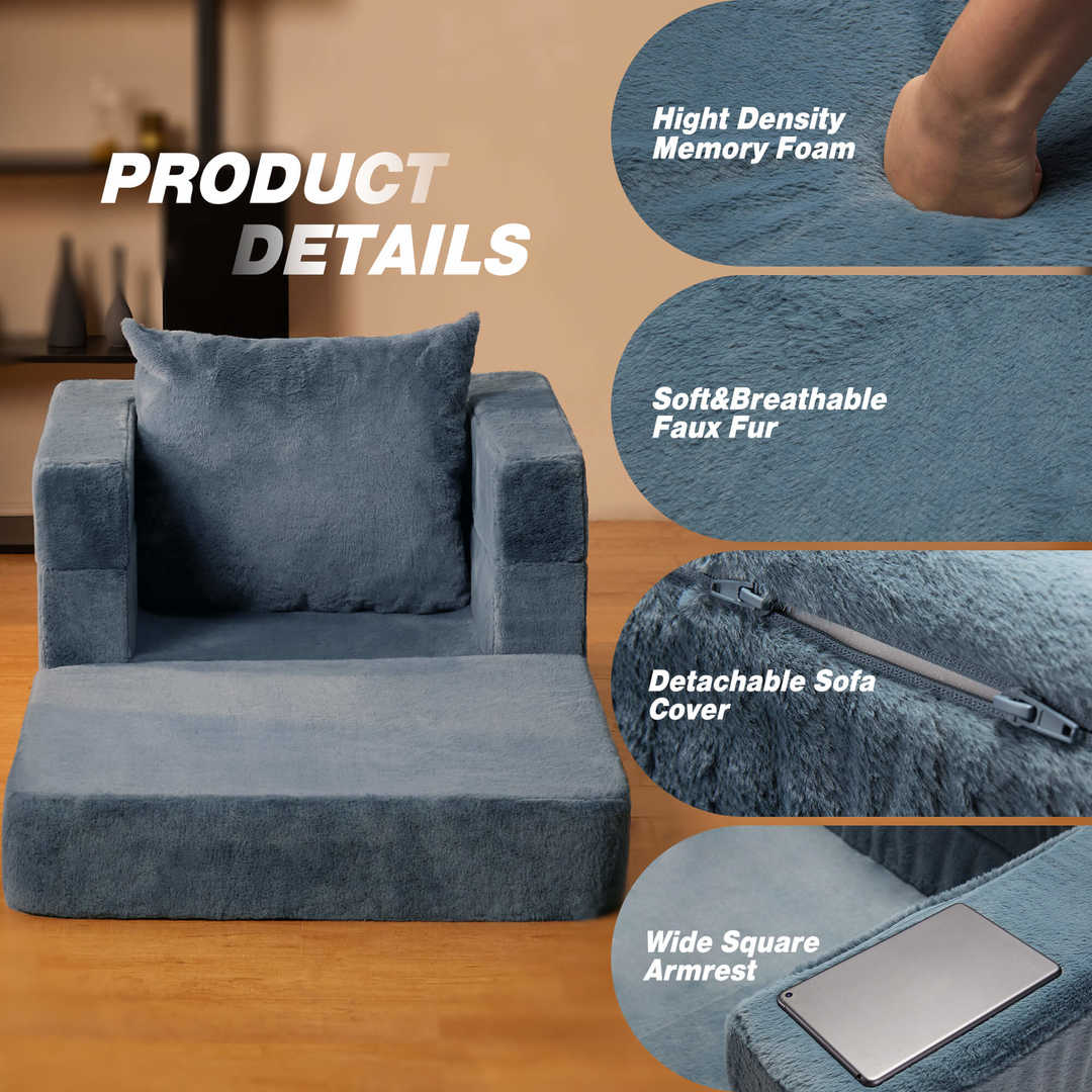 HABUTWAY® Folding Bean Bag Chair