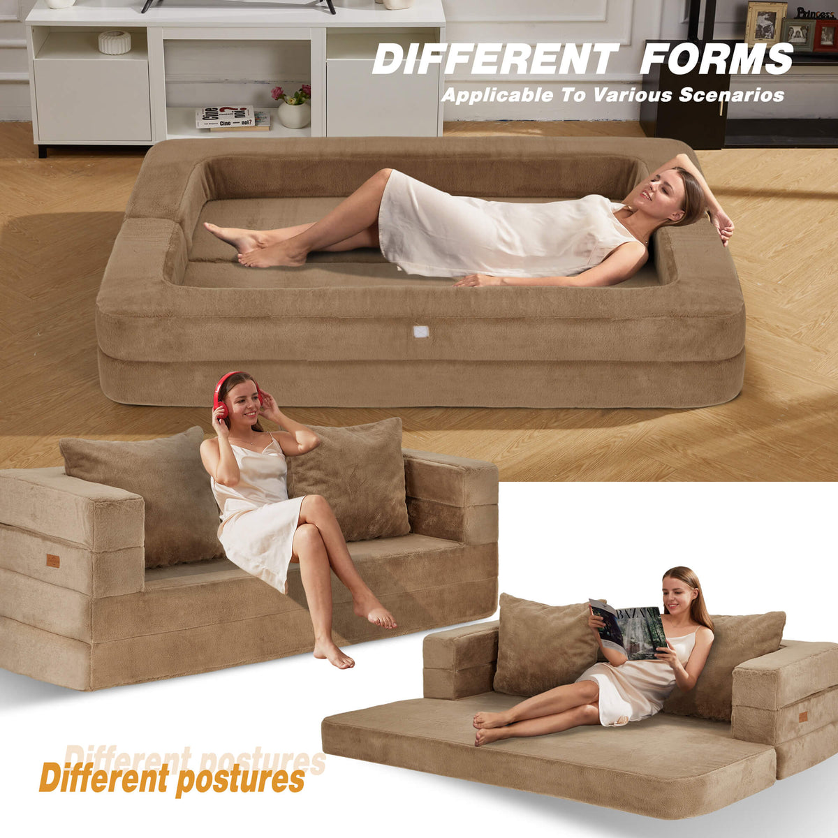 HABUTWAY® Folding Bean Bag Chair
