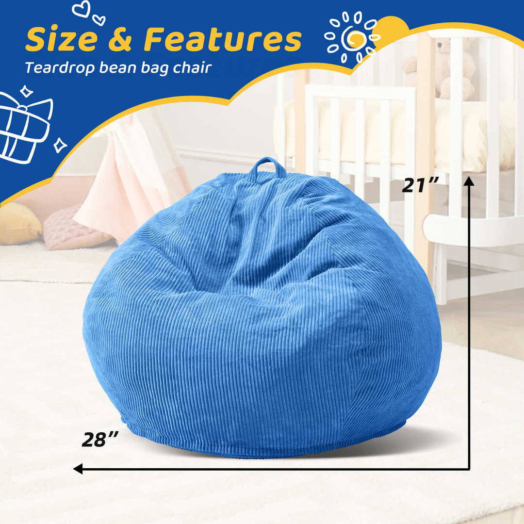 HABUTWAY® Teardrop Bean Bag Chair Children