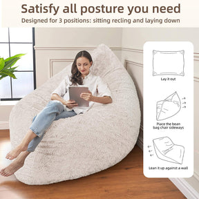 HABUTWAY® 3 in 1 Bean Bag Chair