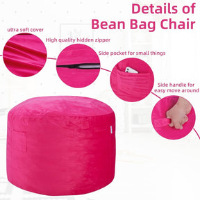HABUTWAY® Dutch Velvet Bean Bag Chair