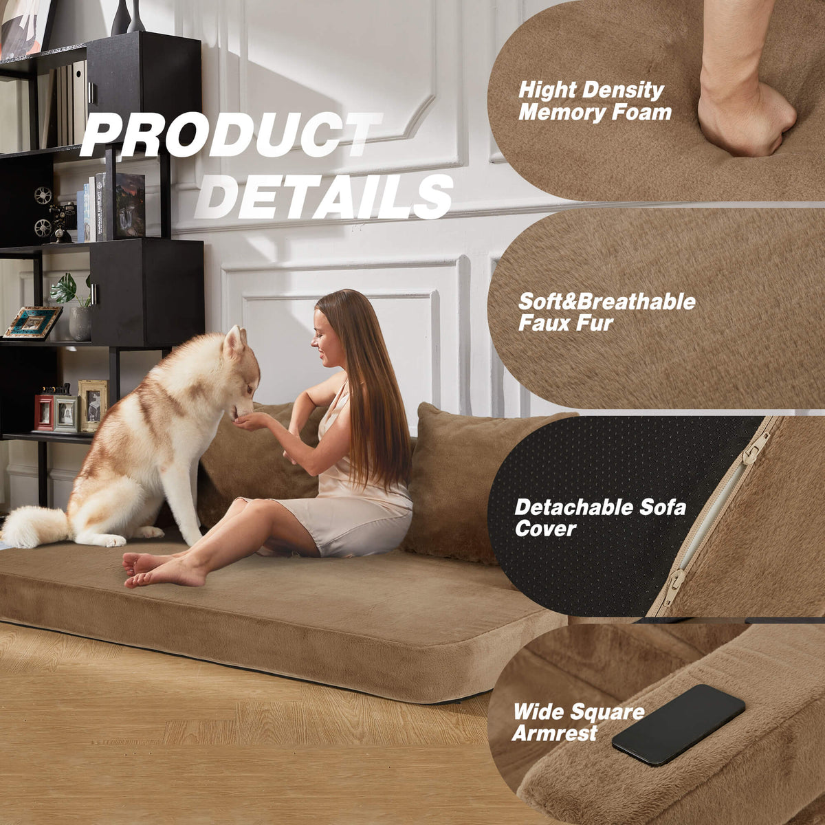 HABUTWAY® Folding Bean Bag Chair