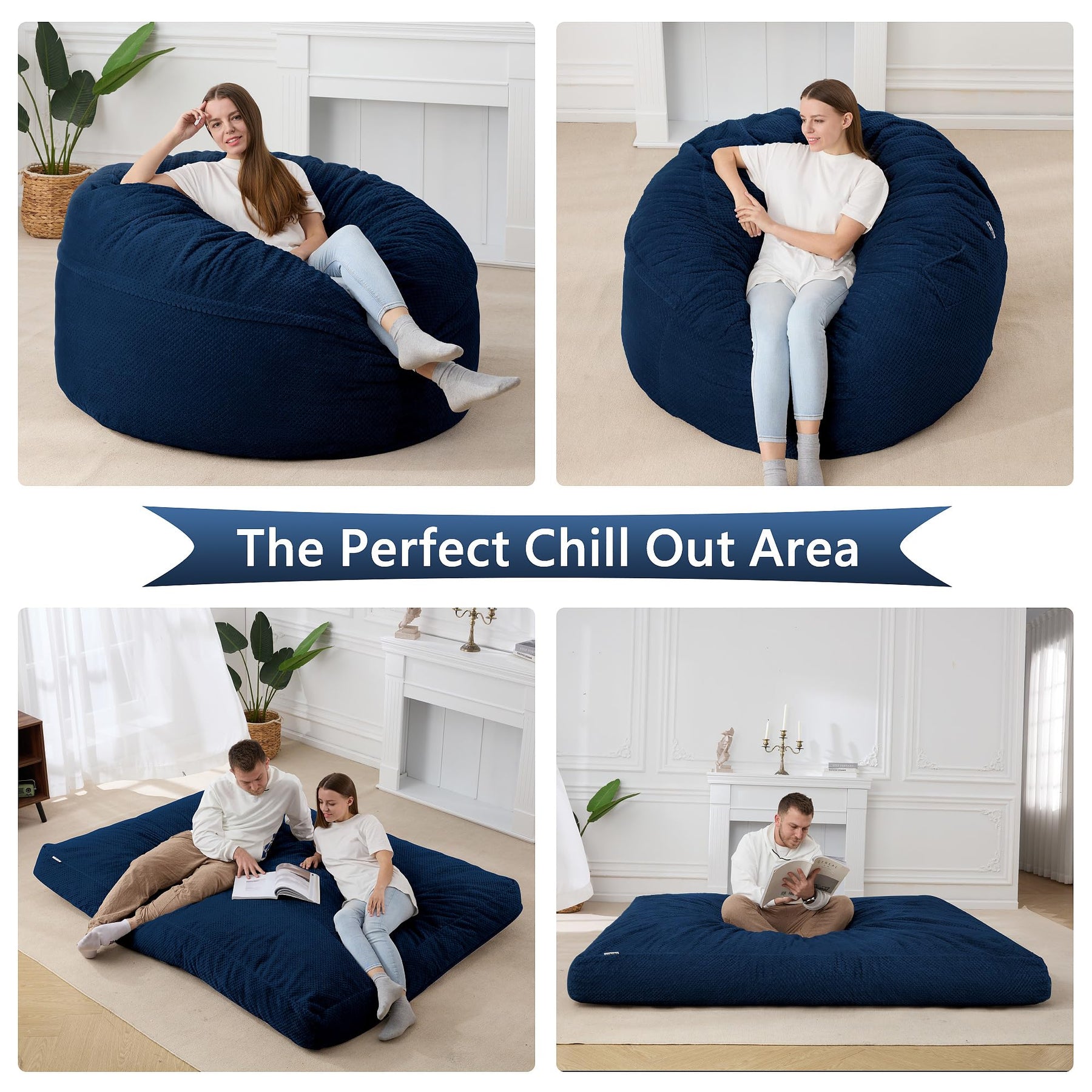 HABUTWAY® Convertible Bean Bag Chair