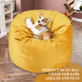 HABUTWAY® Dutch Velvet Bean Bag Chair