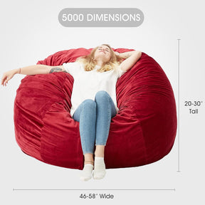 HABUTWAY® Dutch Velvet Bean Bag Chair