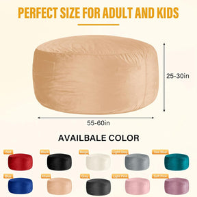 HABUTWAY® Dutch Velvet Bean Bag Chair