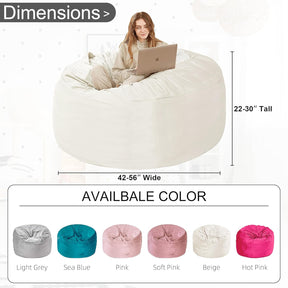 HABUTWAY® Dutch Velvet Bean Bag Chair