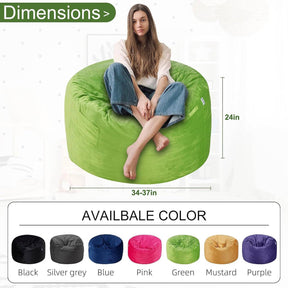 HABUTWAY® Dutch Velvet Bean Bag Chair