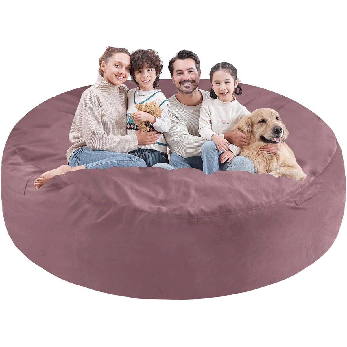 HABUTWAY® 7FT Dutch Velvet Bean Bag Chair