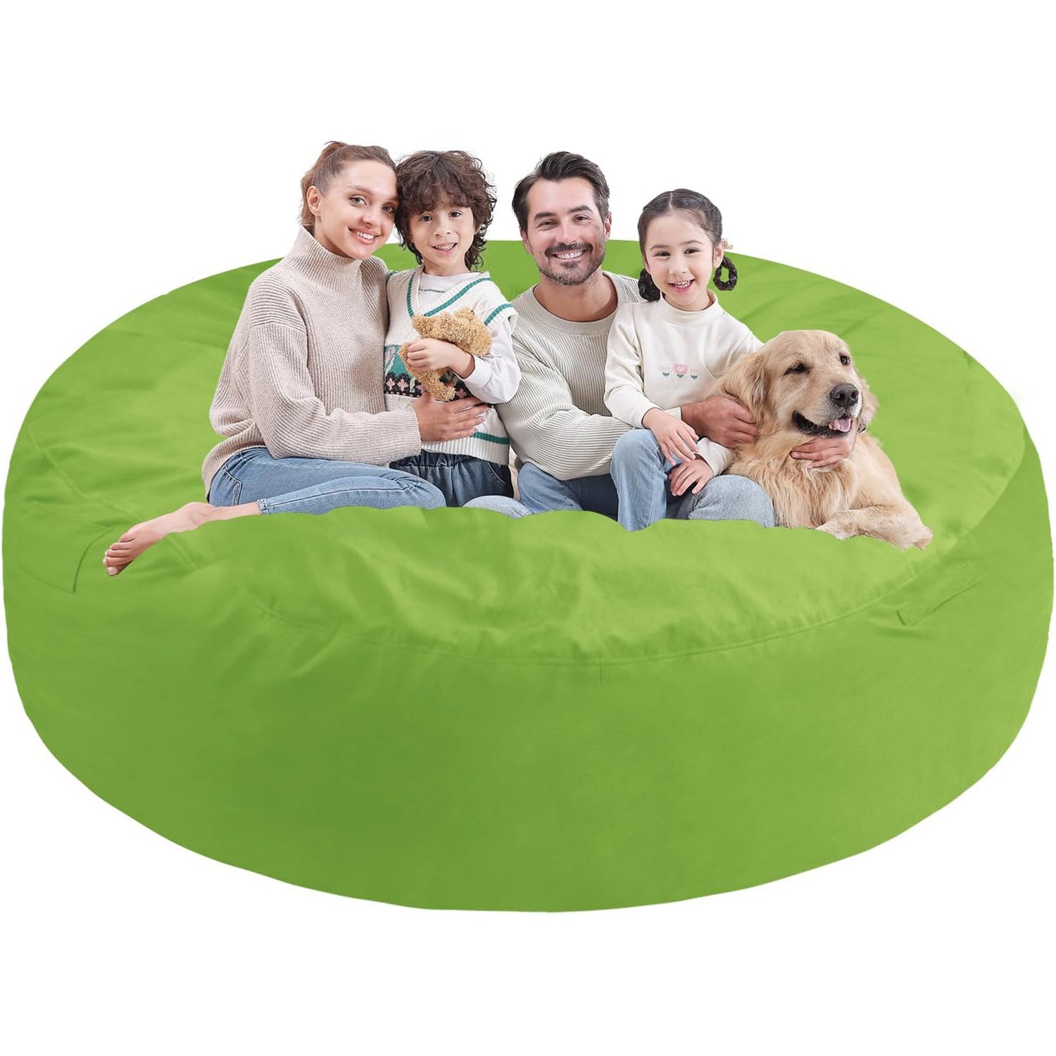 HABUTWAY® 7FT Dutch Velvet Bean Bag Chair