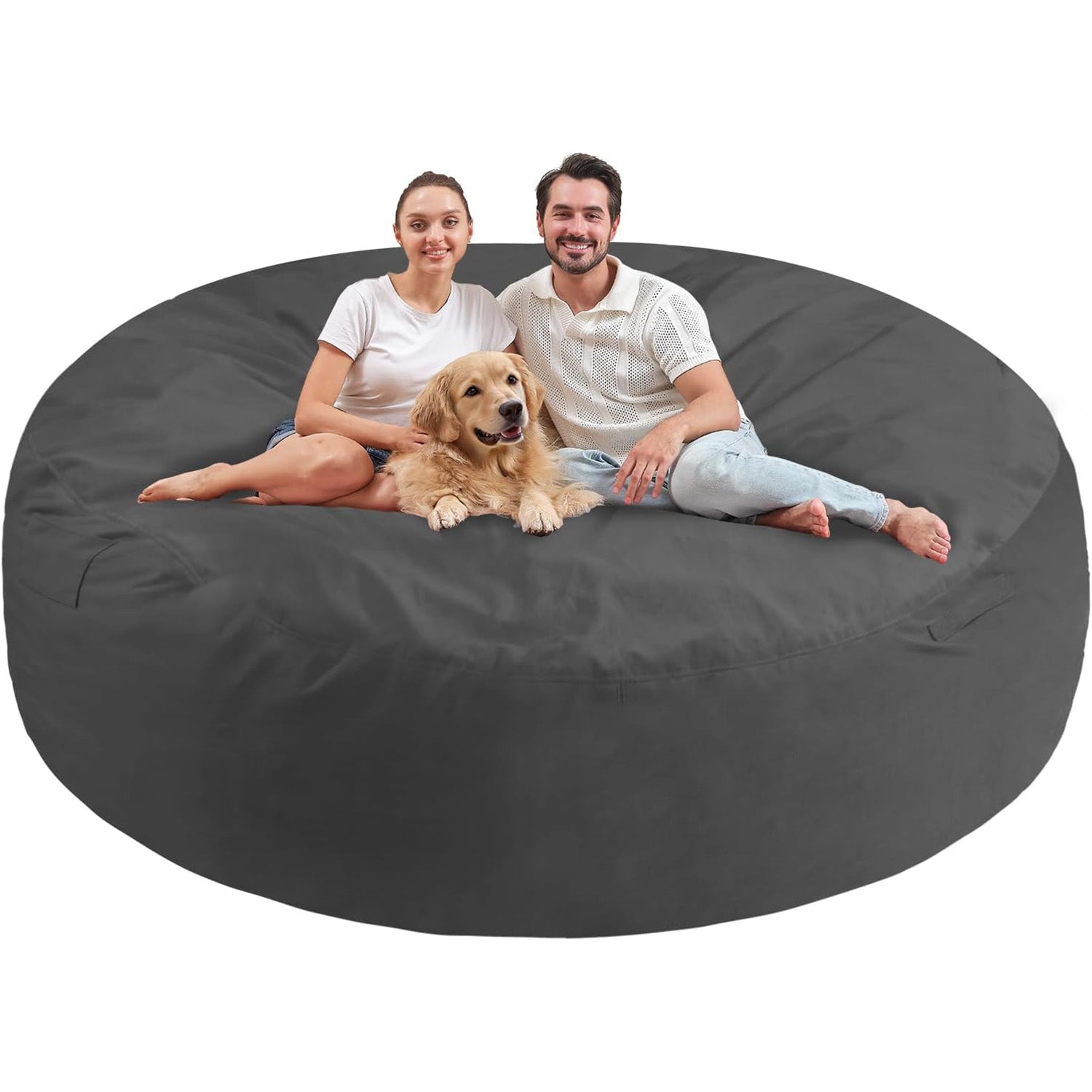 HABUTWAY® 7FT Dutch Velvet Bean Bag Chair