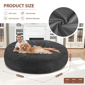 HABUTWAY® Dutch Velvet Bean Bag Chair New