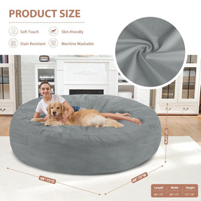 HABUTWAY® Dutch Velvet Bean Bag Chair New