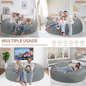 HABUTWAY® Dutch Velvet Bean Bag Chair New