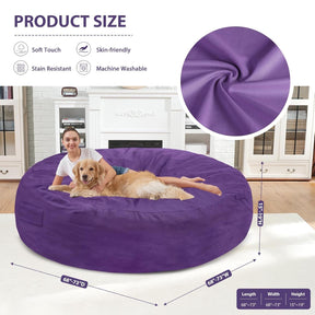 HABUTWAY® Dutch Velvet Bean Bag Chair New