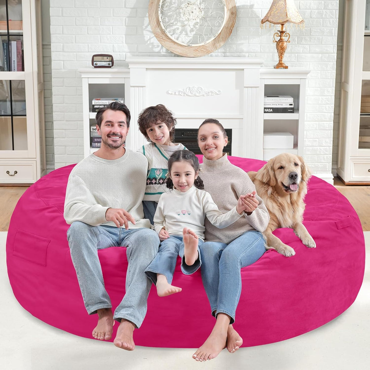 HABUTWAY® Dutch Velvet Bean Bag Chair New
