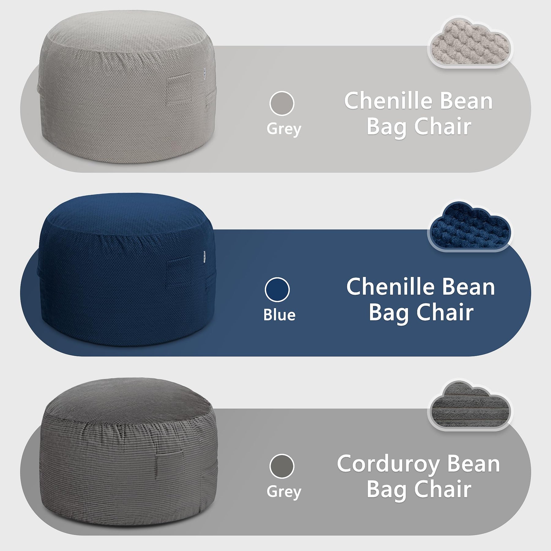 HABUTWAY® Convertible Bean Bag Chair