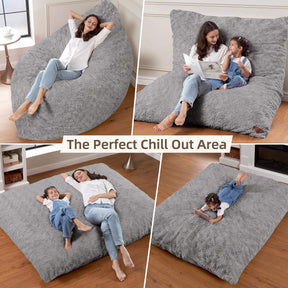 HABUTWAY® 3 in 1 Bean Bag Chair