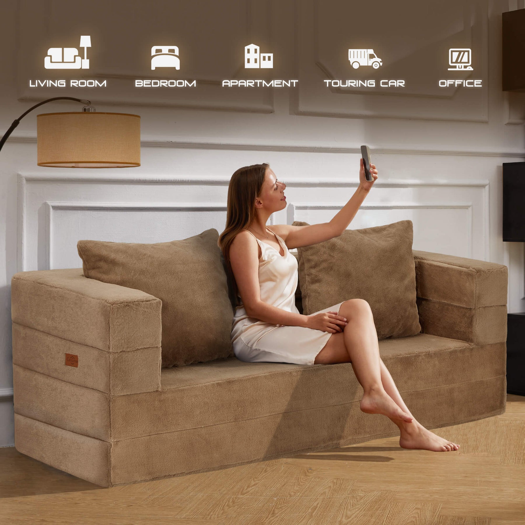 HABUTWAY® Folding Bean Bag Chair