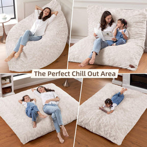 HABUTWAY® 3 in 1 Bean Bag Chair