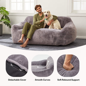 HABUTWAY® Giant Foam-Filled BeanBag Sofa
