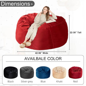 HABUTWAY® Dutch Velvet Bean Bag Chair