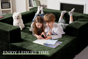 HABUTWAY®L-Shape Modular Sectional Sofa Couch