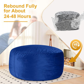 HABUTWAY® Dutch Velvet Bean Bag Chair