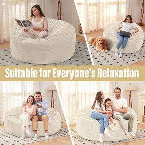 HABUTWAY® Dutch Velvet Bean Bag Chair